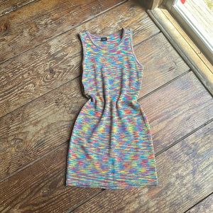 Rainbow Knit dress